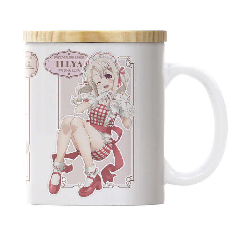 Fate/Kaleid Liner Prisma Illya: Licht - The Nameless Girl Waitress Uniform Illya & Miyu & Chloe Full Color Mug w/Lid(Pre-order)