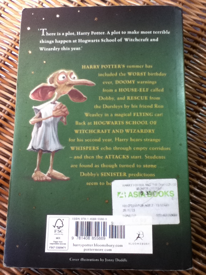 HARRY POTTER and the Chamber of Secrets / J.K. ROWLING