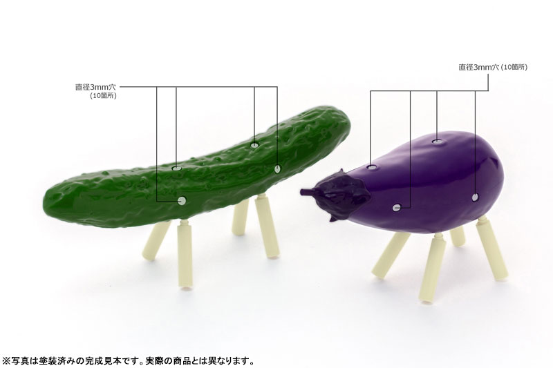 Shoryo Uma Plastic Model Cucumber & Eggplant 1/1 Plastic Model(Pre-order)
