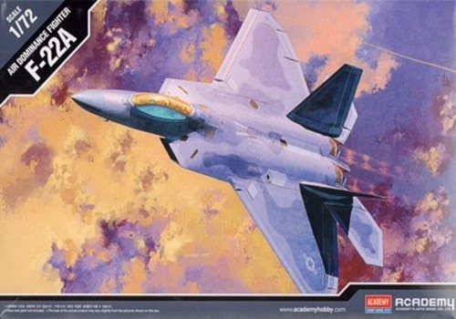 โมเดลเครื่องบินจำลอง Academy ขนาด 1/72 AC12423 F-22A AIR DOMINANCE
