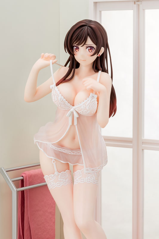1/6 scaled pre-painted figure Rent-A-Girlfriend MIZUHARA Chizuru in see-through lingerie figure Angel White Ver.(Pre-order)