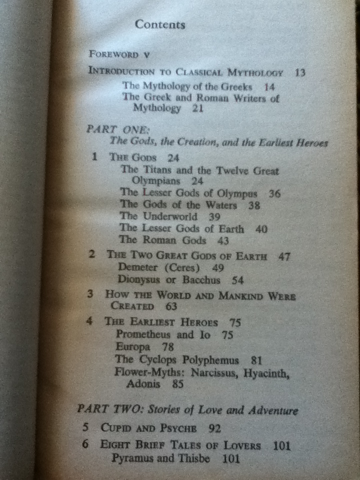 MYTHOLOGY: Timeless Tales of Gods and Heroes/ Edith Hamilton