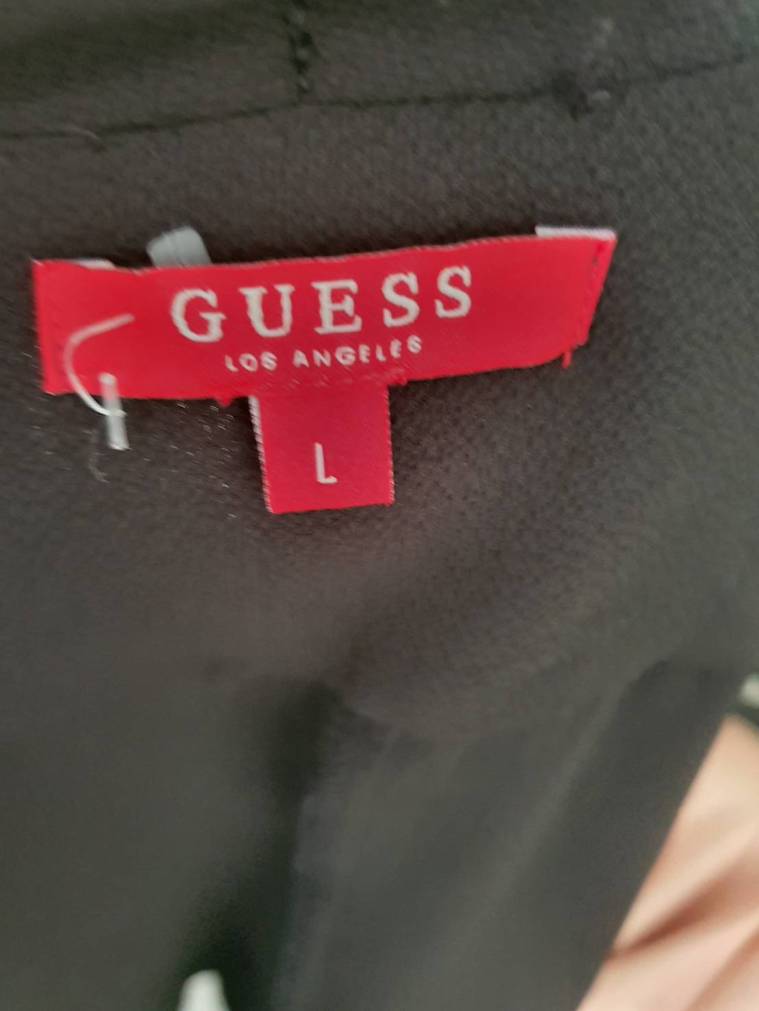 FF05723 เสื้อคลุมชีฟอง สีดำ แบรนด์ GUESS อก 36 นิ้ว