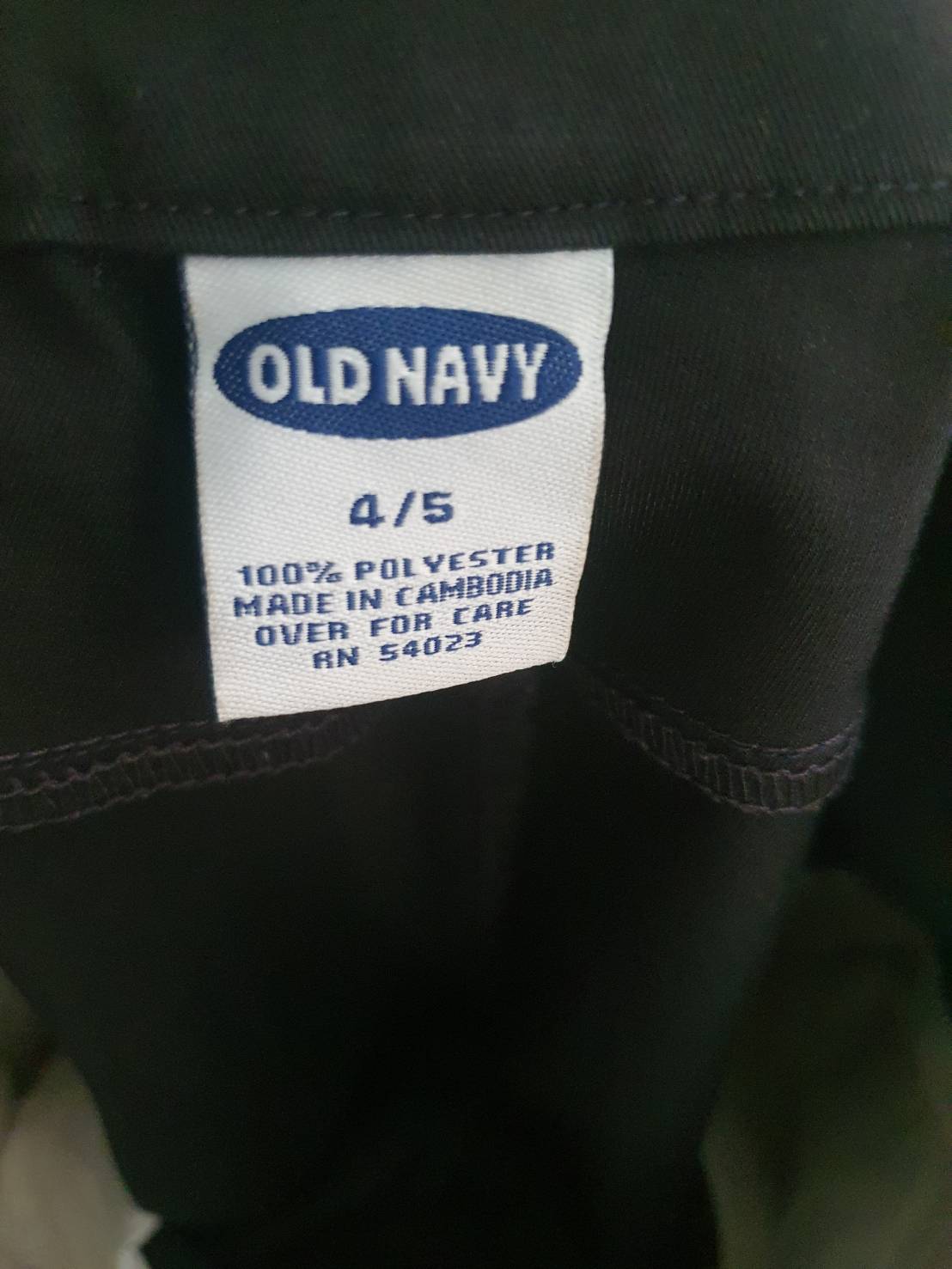 FF06285 กางเกงมือสอง สีดำ แบรนด์ OLD NAVY เอว 26 นิ้ว