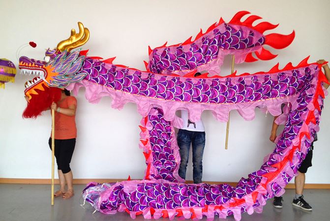 เชิดมังกร มังกรสำหรับเด็ก นักเรียน สำหรับการแสดงเชิดมังกรเบอร์ห้า 5号学生龙儿童舞龙 Dragon No. 5 for Children or Students Perform Dragon Dance