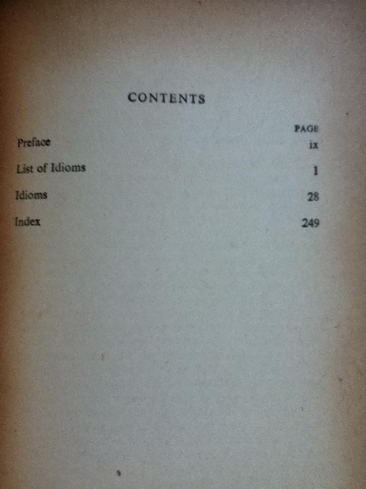 A Book of English Idioms/ V. H. COLLINS