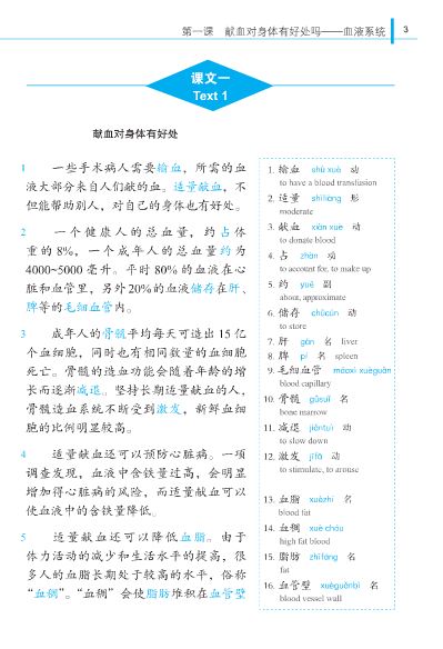 หนังสือภาษาจีนเพื่อการแพทย์แผนปัจจุบัน-การอ่านและการเขียน 西医汉语读写教程 Chinese for Western Medicine - Reading & Writing
