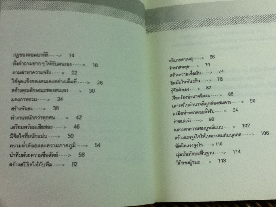 เคล็ดลับผู้นำ/ วินซ์ ลอมบาร์ดี
