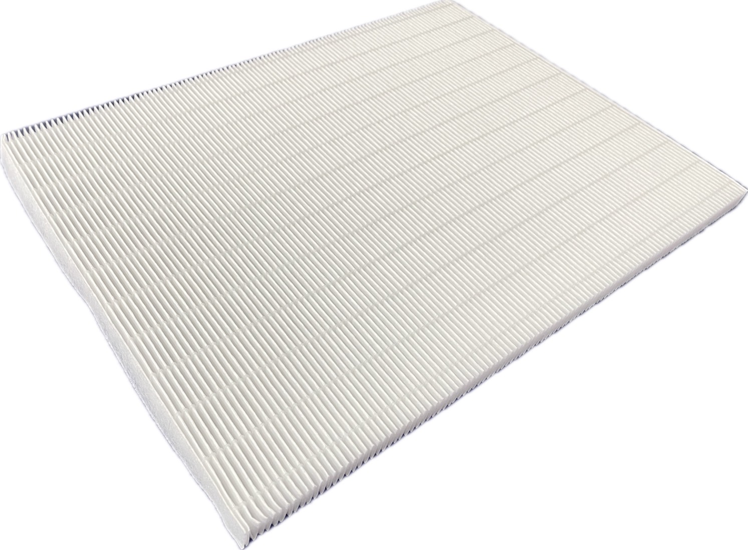 AFS0035 ไส้กรองอากาศ ไส้กรองเครื่องฟอกอากาศ DIY กรองฝุ่นขนาดเล็ก 2.5 ไมครอน ถึง 0.3 ไมครอน 300 x 300 x 8 มม. กว้าง 30 ซม. ยาว 30 ซม. สูง 0.8 ซม.