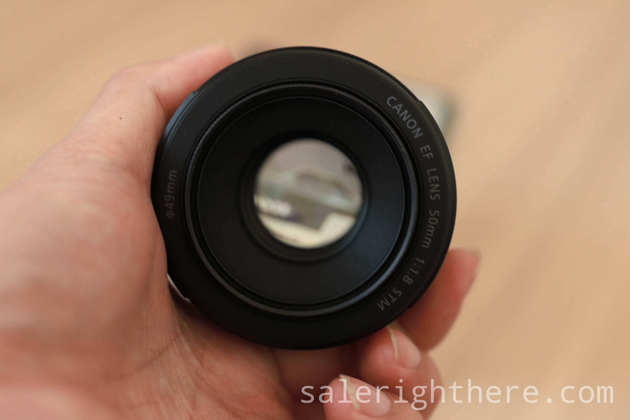 Canon EF50 f/1.8 stm มือสอง (อดีตประกันศูนย์) + ฟิลเตอร์ Hoya Pro1 Digital 49mm MC UV