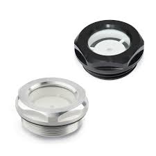 Oil Level Sight Glass, Aluminium & Float Glass: GN743-32-G1 1/2-A: ELESA