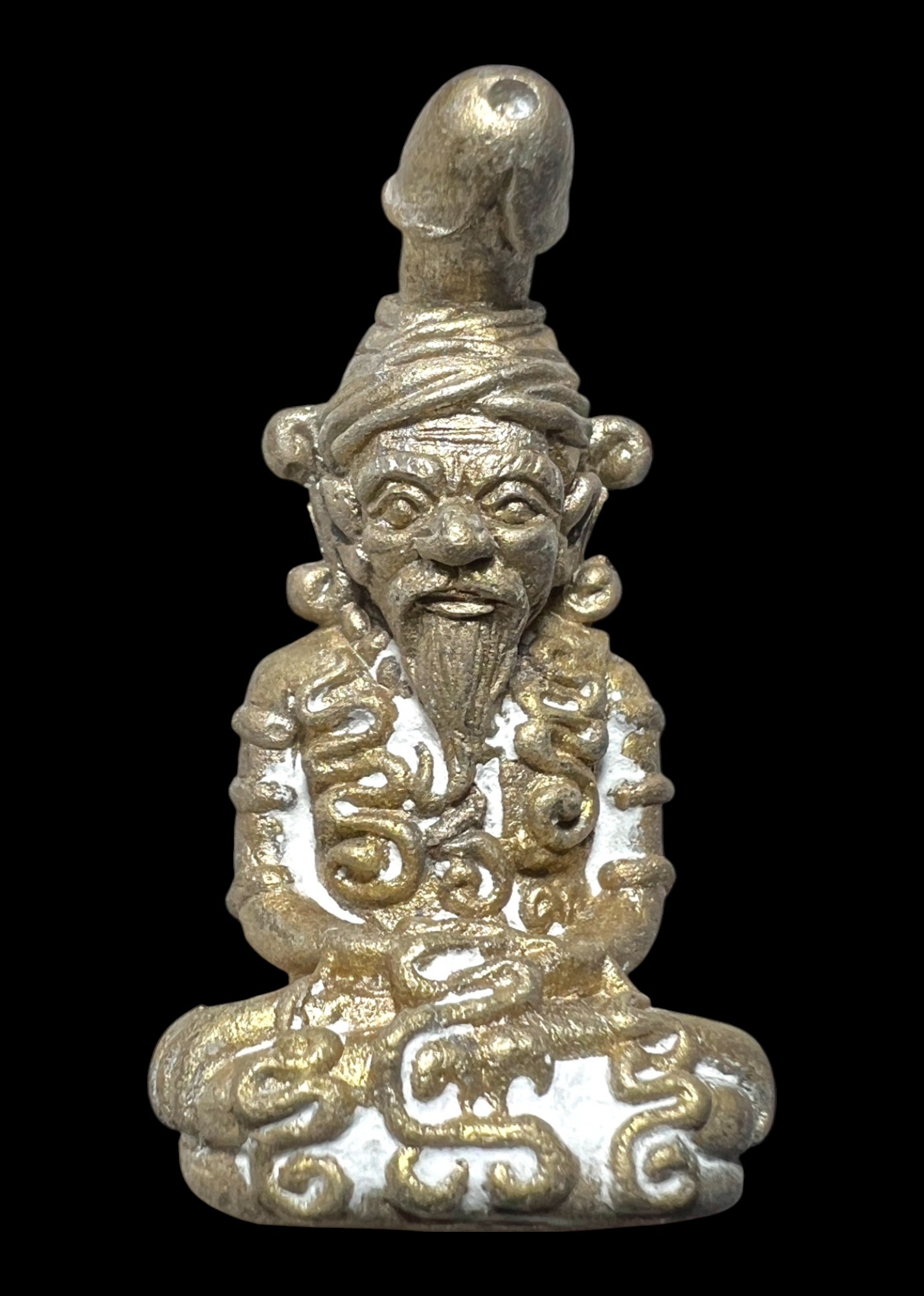ฤาษีนกเค็ด (รุ่น:มหายันต์ไหว้ครู ๖๘, เนื้อชนวน) Lersi Nok Khet. (series:Maha Yant Wai Kru 68, bronze material) SKU-03765