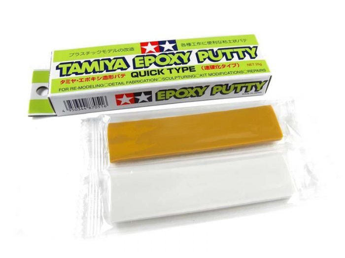 TA87051 Tamiya Epoxy Putty [Quick Type] 25 g.
