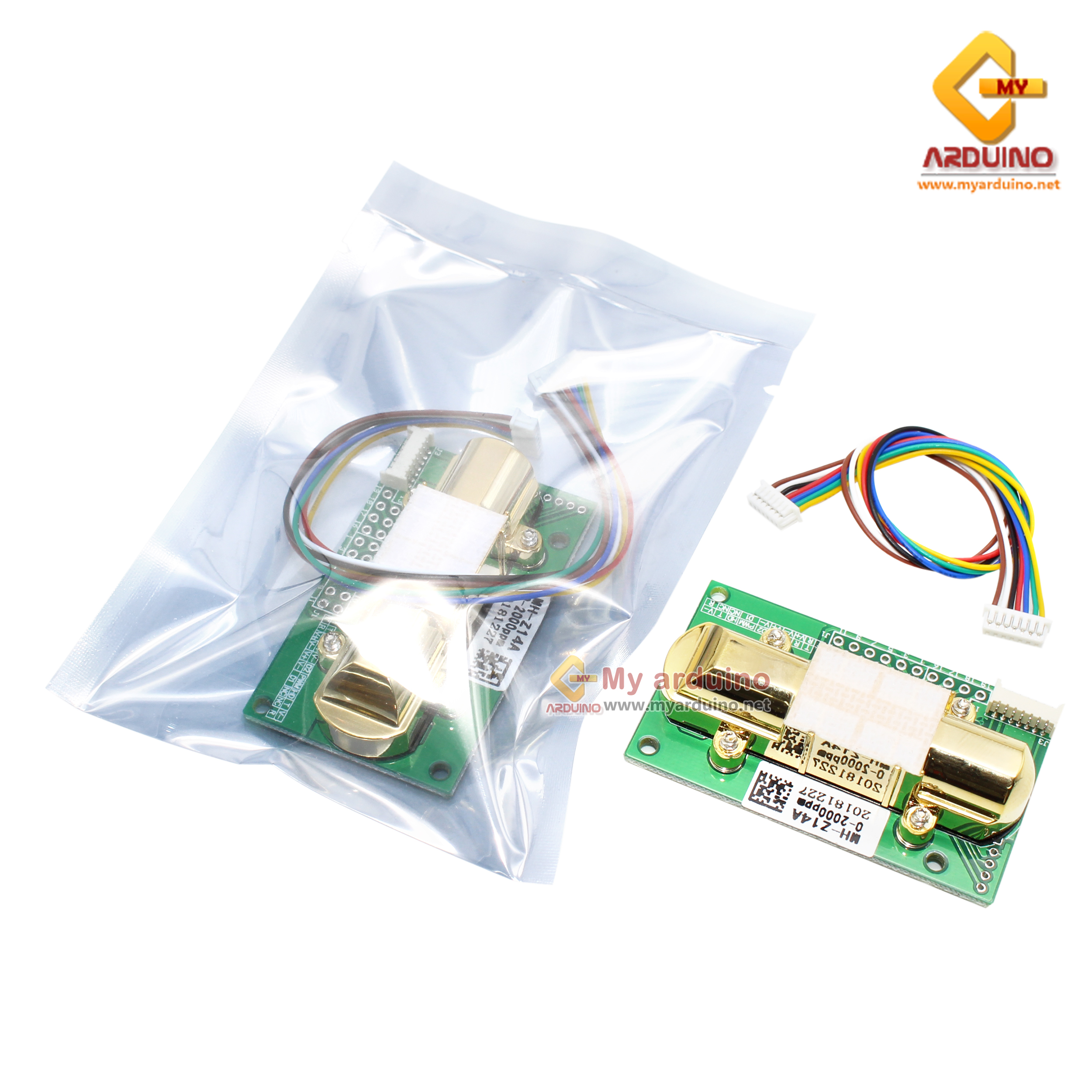 เซ็นเซอร์คาร์บอนไดออกไซด์ MH-Z14A CO2 NDIR Gas Sensor - ขาย