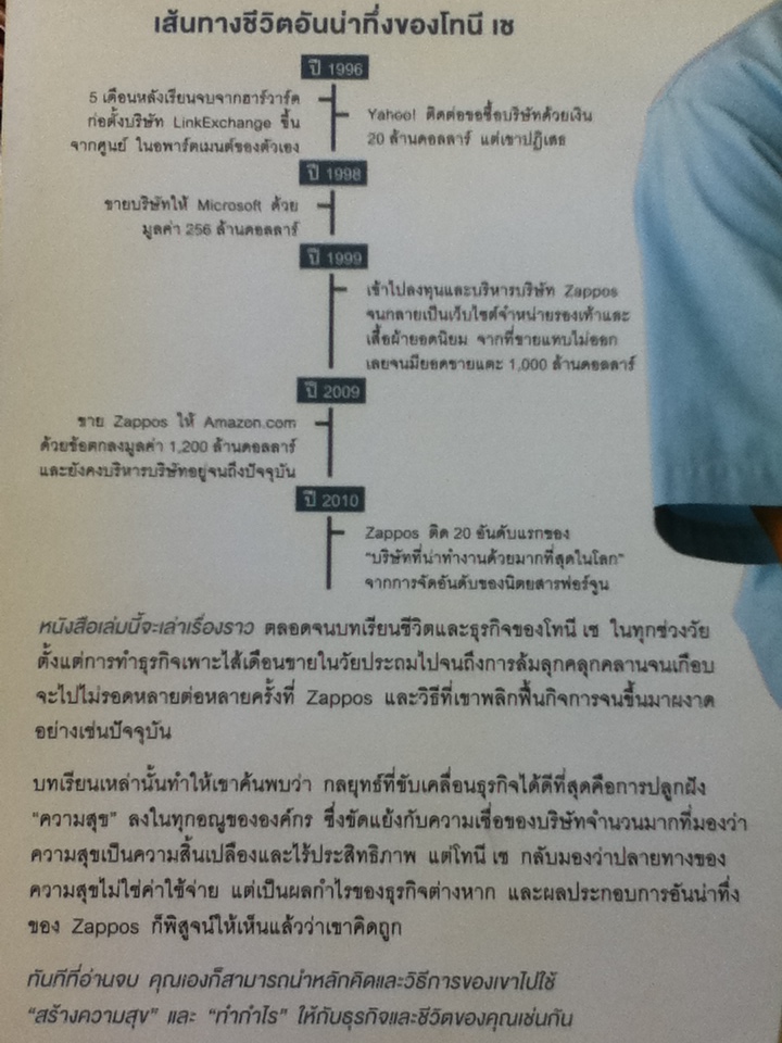 ใช้ความสุขทำกำไร/ โทนี เช/ วิญญู กิ่งหิรัญวัฒนา ผู้แปล