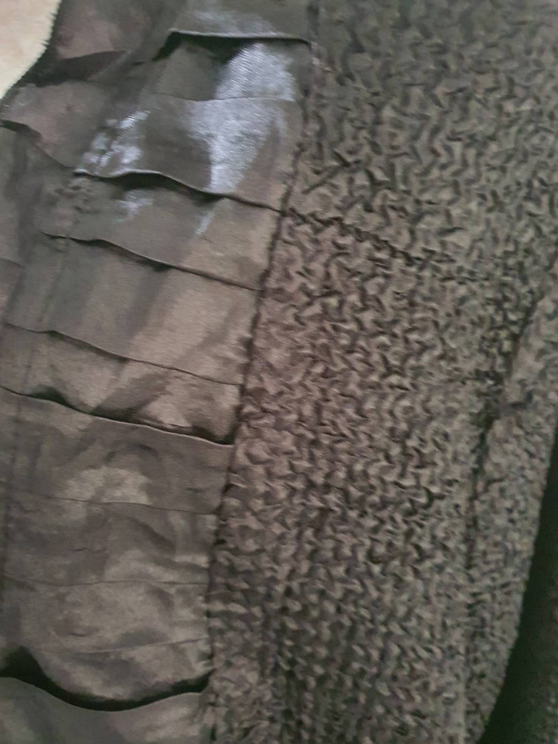 FF05678 เสื้อคลุม มือสอง สีดำ แบรนด์ avenue อก 46-55 นิ้ว