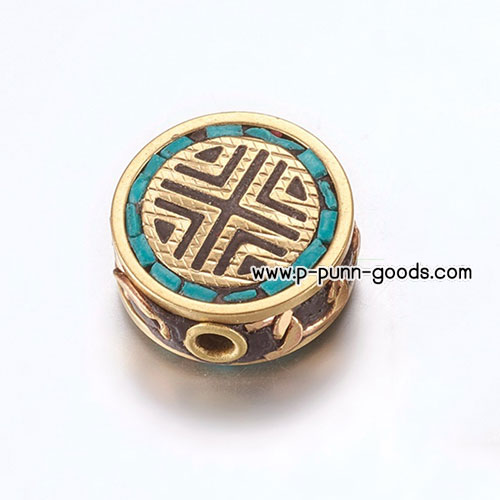 ลูกปัดอินโดนีเซีย 15~16 มม (Handmade Indonesia Beads)