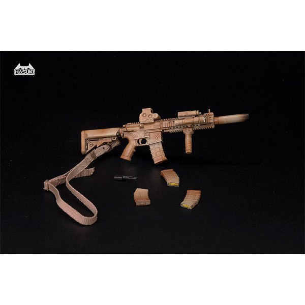 WM-04C Assault Rifle Set Desert Camouflage 1/12 Action Figure Complete Model Option Part(Pre-order)