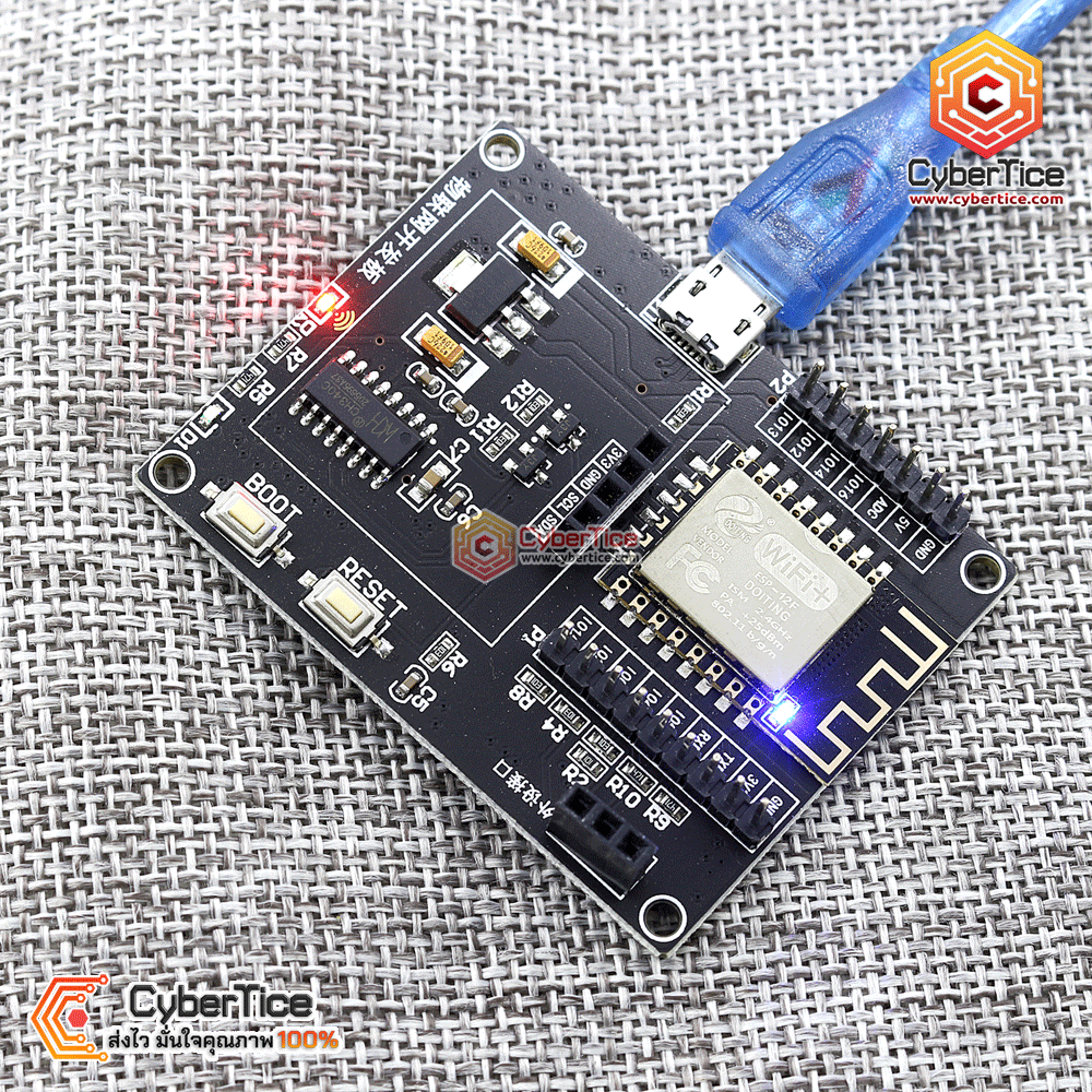 สอนใช้งาน ESP8266 IoT บอร์ด ESP8266 IoT development small system board ...