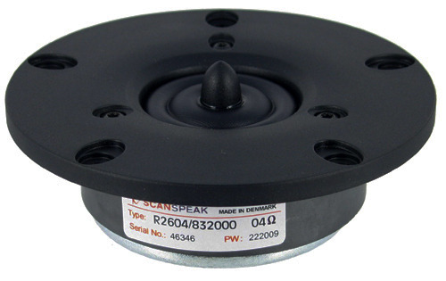 ScanSpeak Discovery R2604/8320 1" Tweeter Ring Radiator