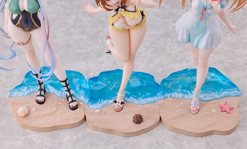 Atelier Ryza: Ever Darkness & the Secret Hideout Ryza, Klaudia & Lila Swimsuit Ver. Set 1/7 Figure(Pre-order)(Single Shipment)