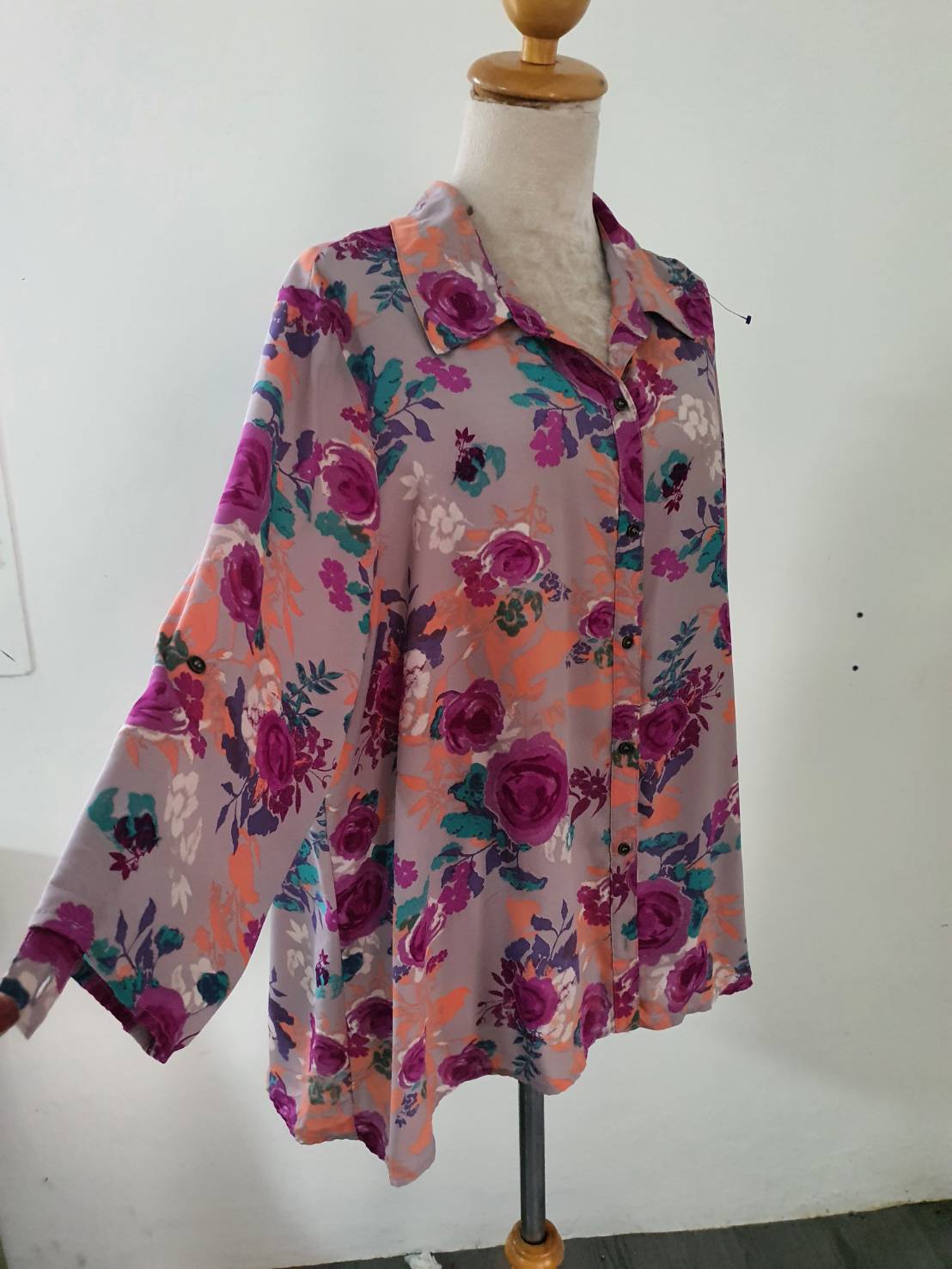 FF05659 เสื้อแฟชั่น ชีฟอง หลากสี อก 50 นิ้ว