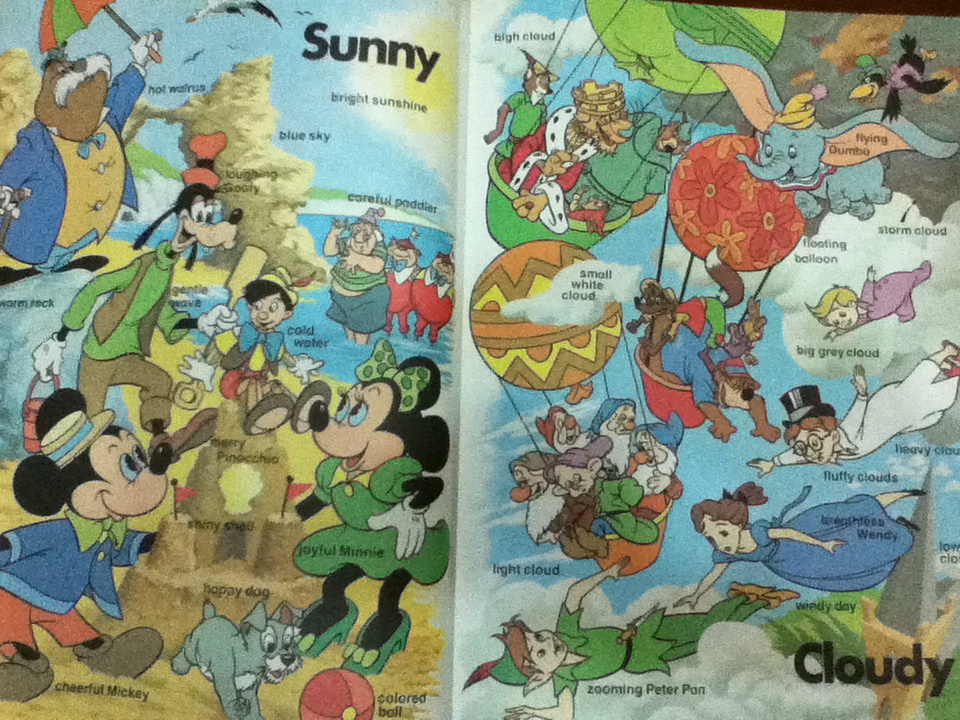 WALT Disney's WORDS THAT DESCRIBE THINGS