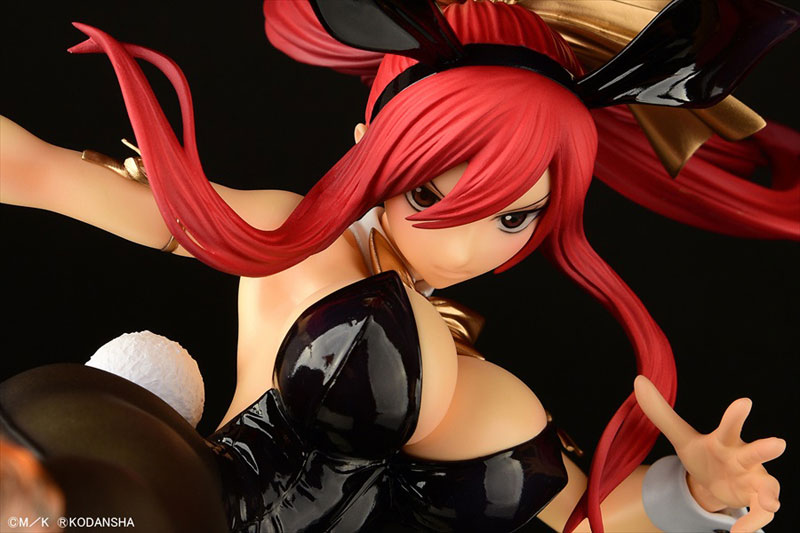 FAIRY TAIL Erza Scarlet High Kick ver. Black Bunny 1/6 Complete Figure(Pre-order)(Single Shipment)