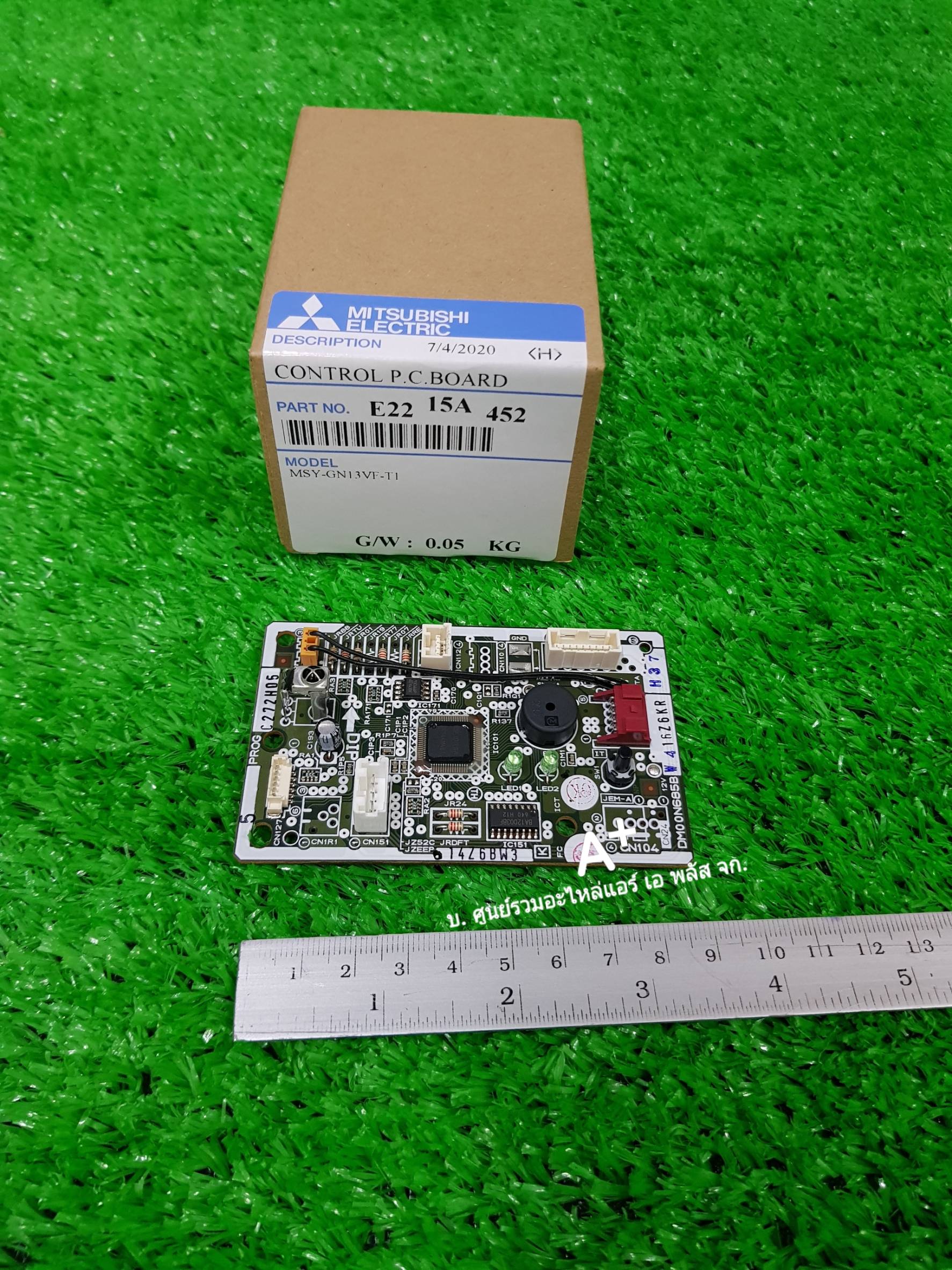 แผงวงจรควบคุมแอร์มิตซู CONTROL PC BOARD + ตัวรับสัญญาณMSY-GN13VF E2215A452 ส่งฟรี