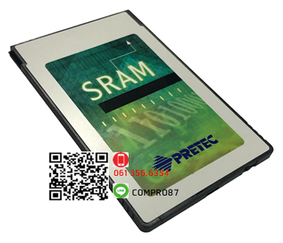 PRETEC, SRAM Card, 6MB, Pcmcia, Memory Card, SRAM Card, Industrial Memory, industrial Grade