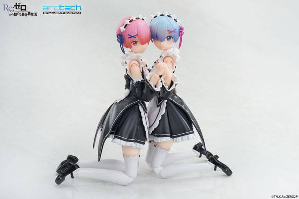 [Bonus] ARCTECH Posable Series Re:ZERO -Starting Life in Another World- Ram & Rem Set 1/8 Posable Figure(Pre-order)