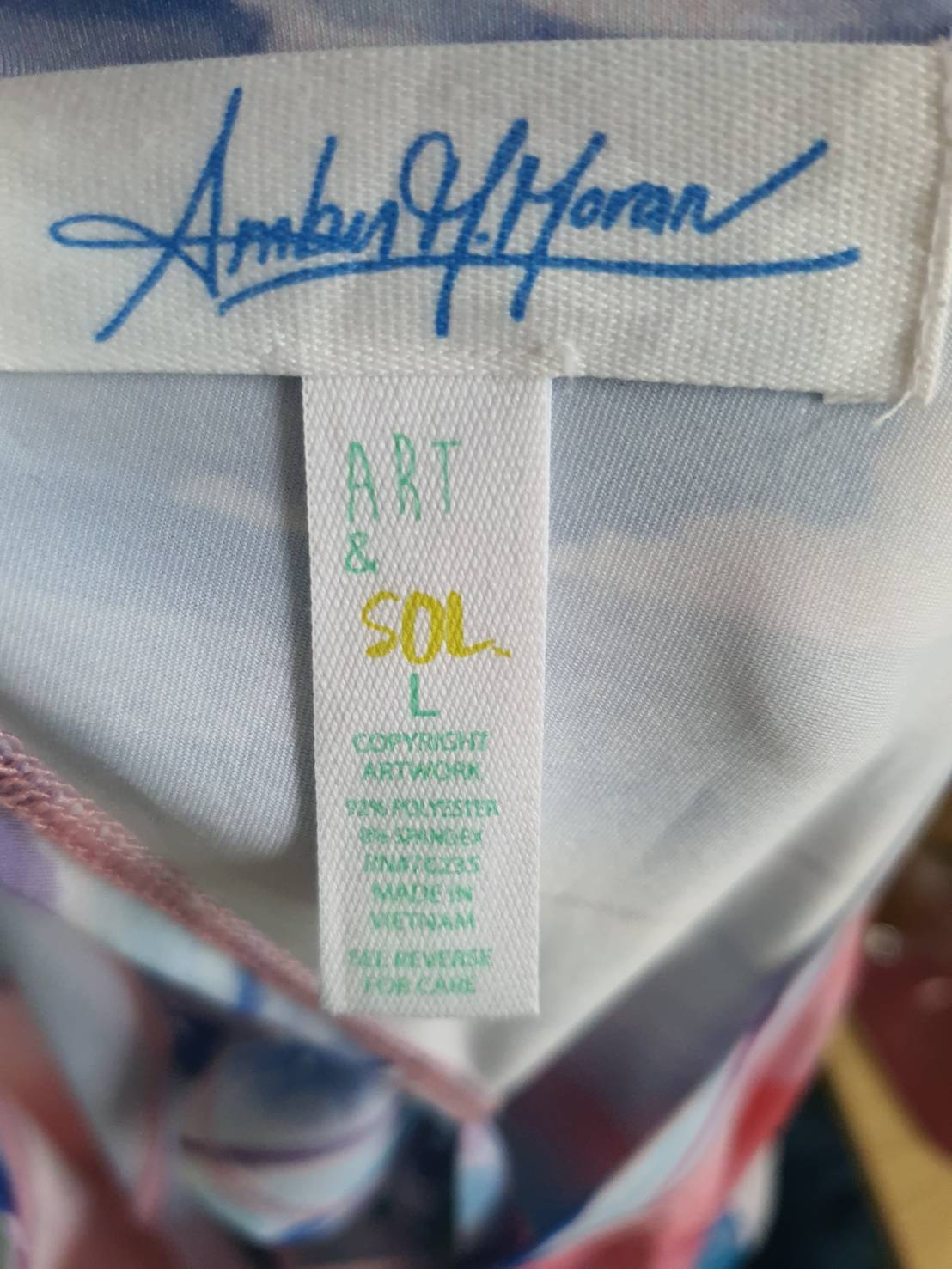 FF06516 เสื้อผ้ามือสอง สีสดใส อก 38-40 นิ้ว