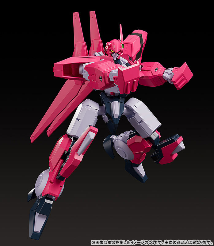 MODEROID Martian Successor Nadesico: Prince of Darkness Black Sarena Plastic Model(Pre-order)