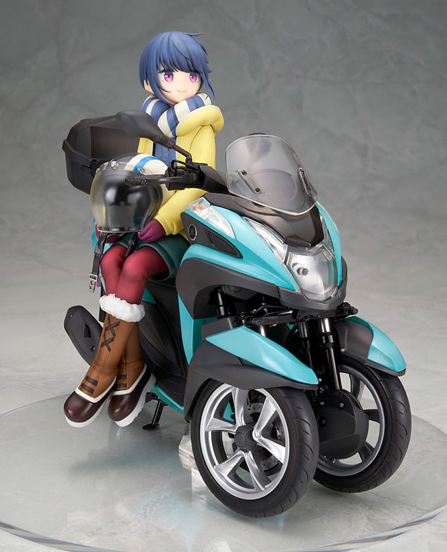 Yuru Camp Rin Shima with Three-wheeled Motorcycle 1/10 Complete Figure(Pre-order)