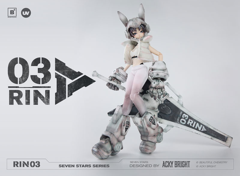Beautiful Chemistry x Acky Bright Seven Stars Series No.03 Rin 1/6 Complete Model Action Figure(Pre-order)