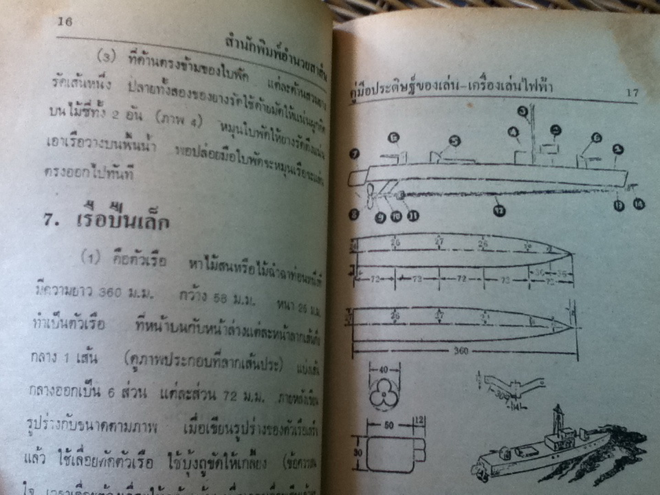 คู่มือประดิษฐ์ของเล่น และเครื่องเล่นไฟฟ้า/ สุธีร์ ณ ป่าสัก (หนังสือแถม)