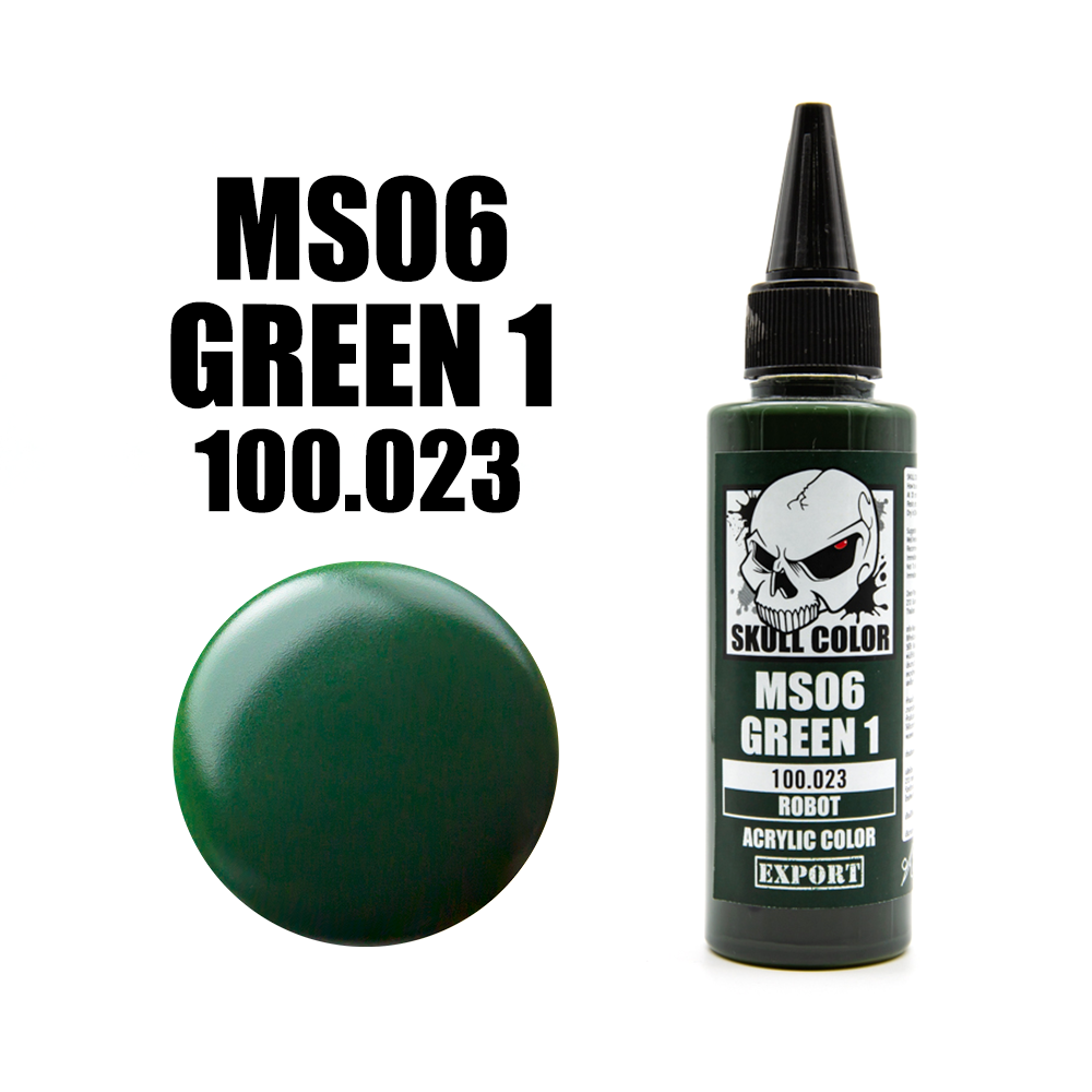 สี Skull Color Robot SK100.023 MS06 Green 1 60ml
