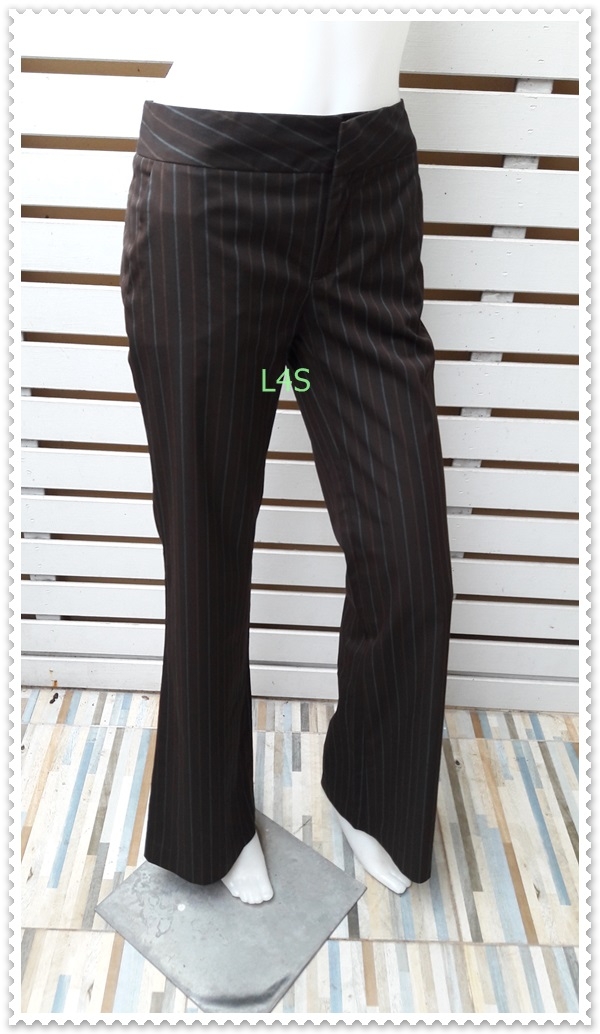 FF01364 กางเกงผ้า มือสอง แบรนด์เนม ZARA เอว 28 นิ้ว