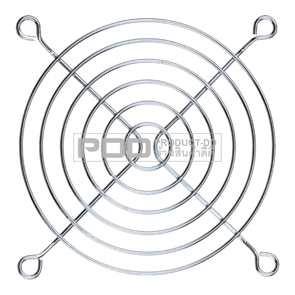 (แพค 10 ชิ้น) ตะแกรงพัดลมเหล็กชุบ สำหรับพัดลมแบบเหลี่ยม 3.5 นิ้ว 9x9, 9.2x9.2 ซม.