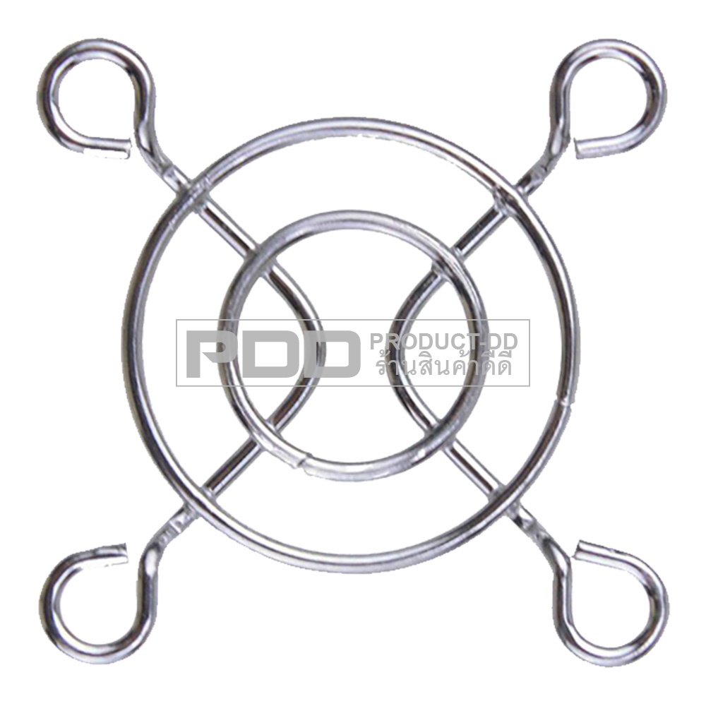 (แพค 10 ชิ้น) ตะแกรงพัดลมเหล็กชุบ สำหรับพัดลมแบบเหลี่ยม 1.5 นิ้ว 4x4 ซม.