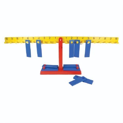 เครื่องชั่งคานตัวเลข พร้อมแผ่นน้ำหนักใหญ่ Math Balance