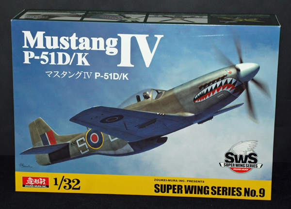 โมเดลเครื่องบิน Zoukei-Mura SWS 1/32 No.9 Mustang IV P-51D/K