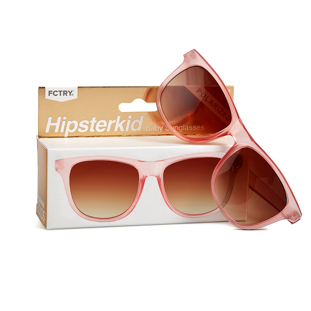 Hipsterkid Rosé Sunglasses Age 3-6 แว่นกันแดดเด็กสีโรเซ่