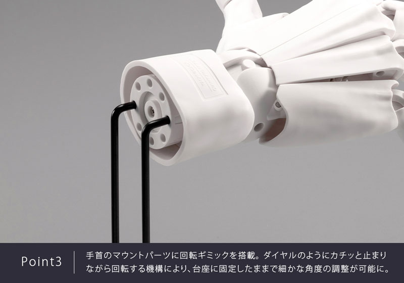 Takahiro Kagami ARTIST SUPPORT ITEM HAND MODEL MEN'S/R -WHITE- Action Figure(Pre-order)