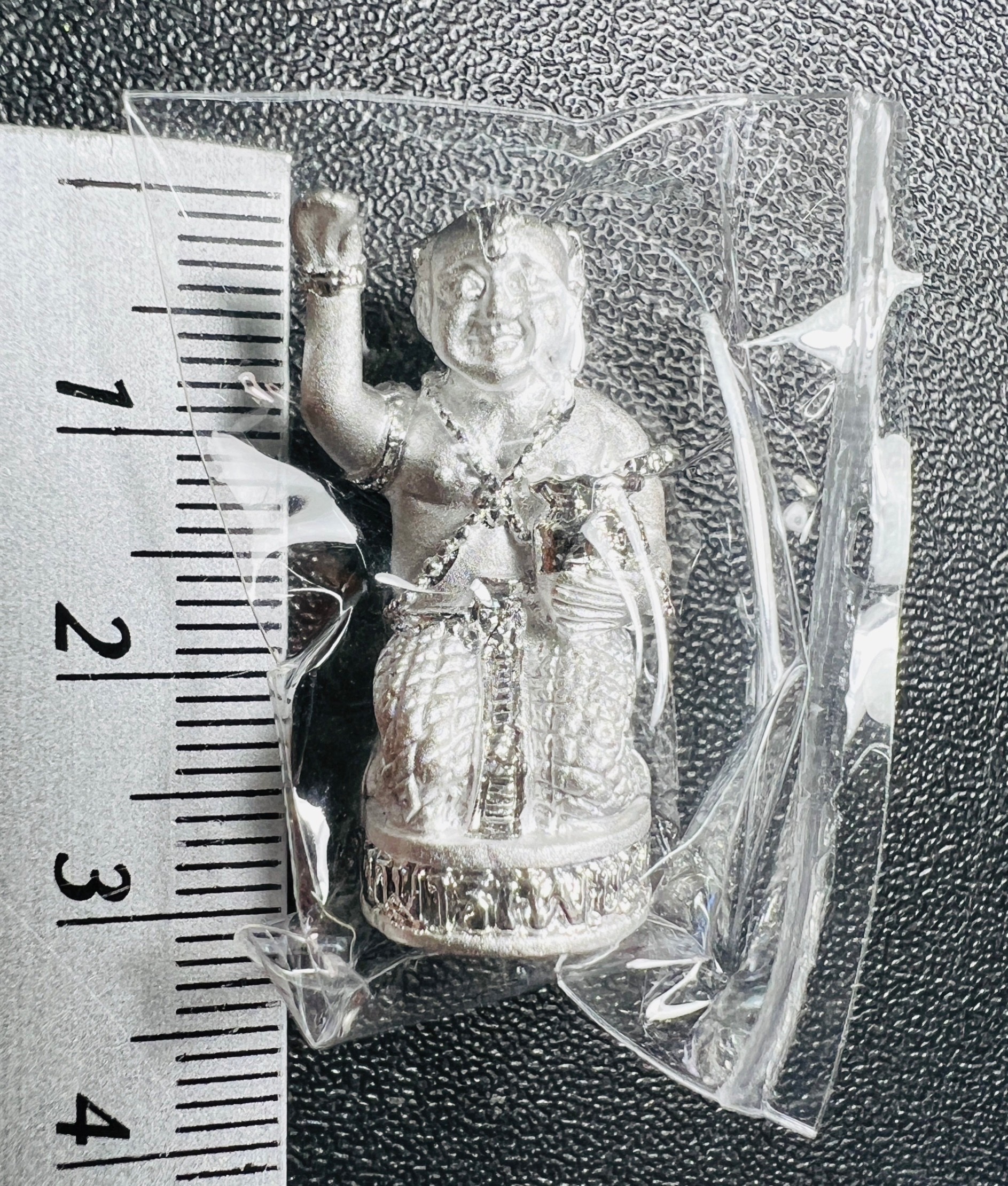 กุมารทองกวักทรัพย์ สองจุก (ชุปเงิน) Double-Tuft Kumarnthong Beckoning Wealth (Sliver cover) SKU-01829