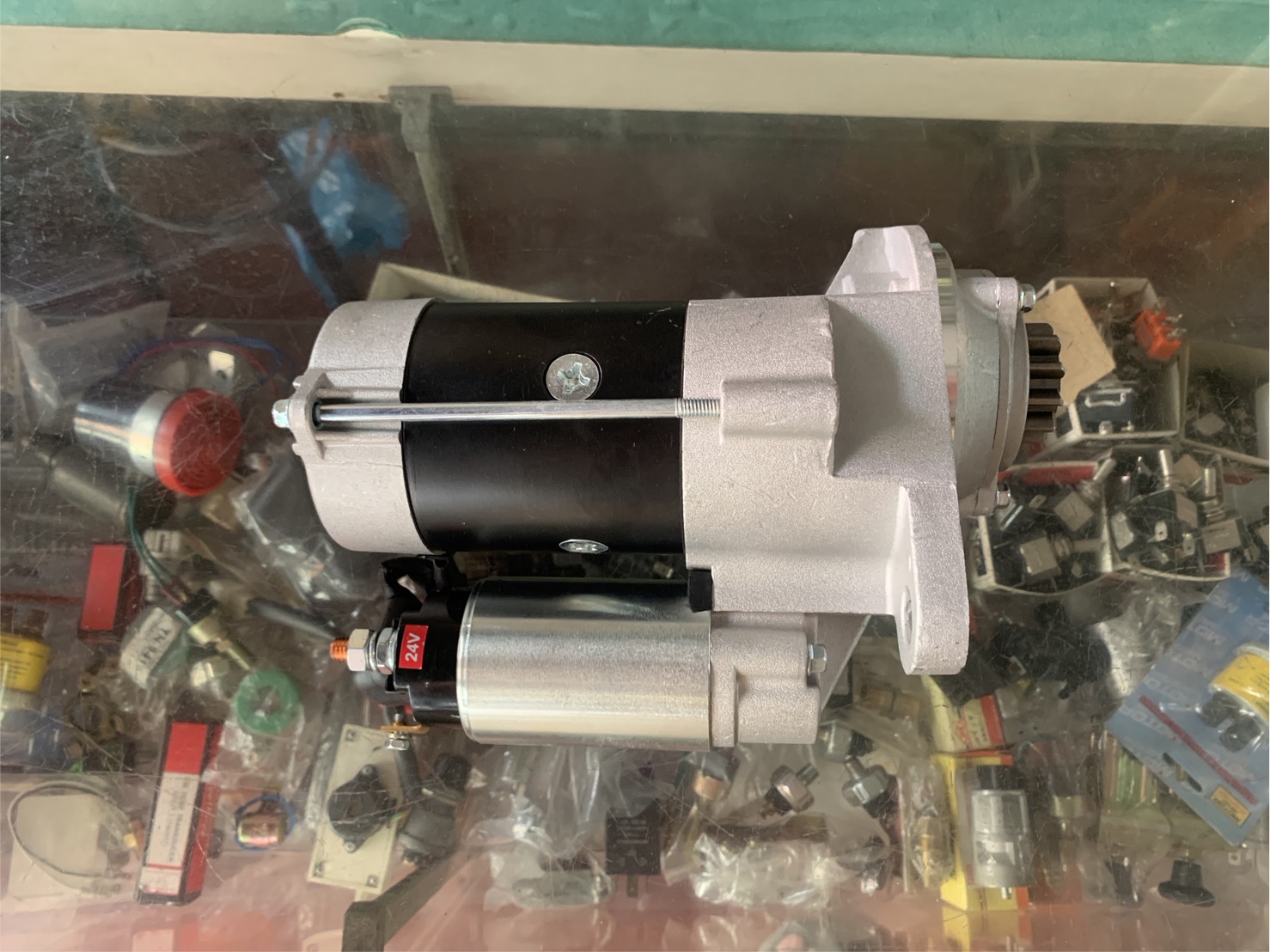 ไดสตาร์ท ISUZU NLR130 NMR 130 4JJ 130 แรง 24V 11 ฟัน