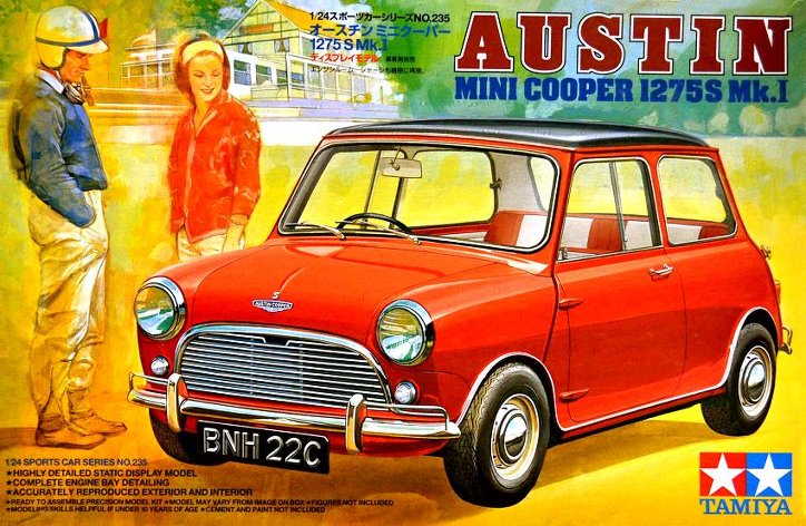 โมเดลรถจำลองทามิย่า ขนาด 1/24 TA24235 Austin Mini Cooper 1275S Mk.I