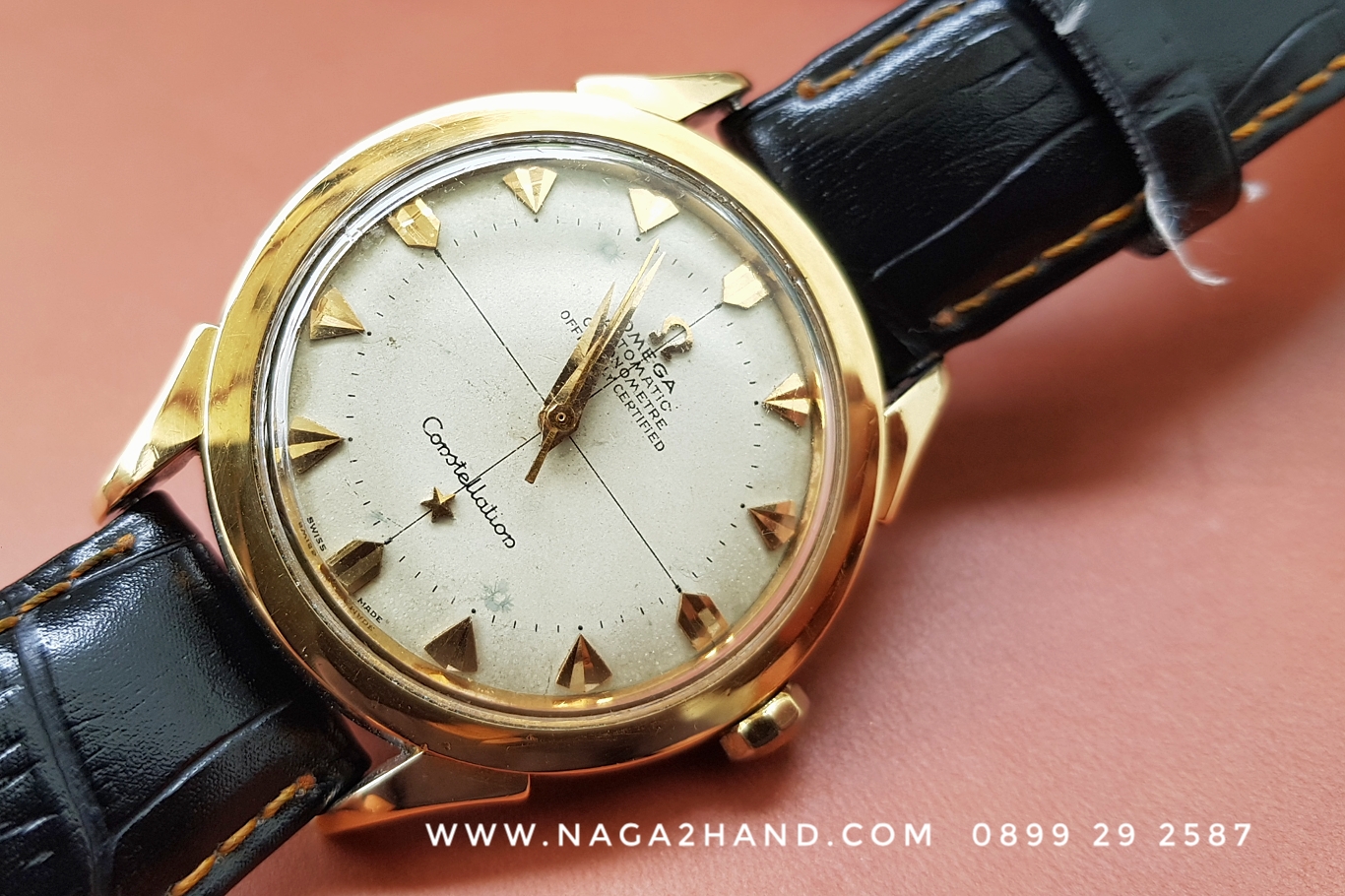 Omega Constelation Chronometer Cal.354 Bumper โอเมก้า หอดูดาวหลักว่าว ทองหุ้ม