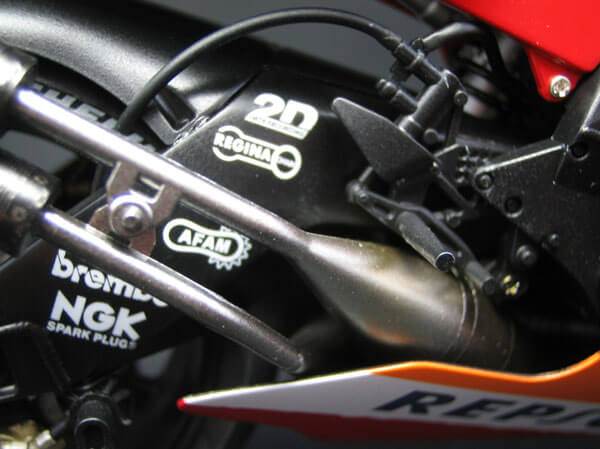 โมเดลมอเตอร์ไซด์ทามิย่า ขนาด 1/12 Tamiya TA14091 Antena 3 Yamaha YZR500'02