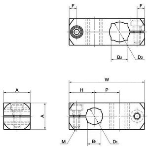 Cross Clamp : Nabeya Bi-tech ( NBK): FCCA-8-8-C